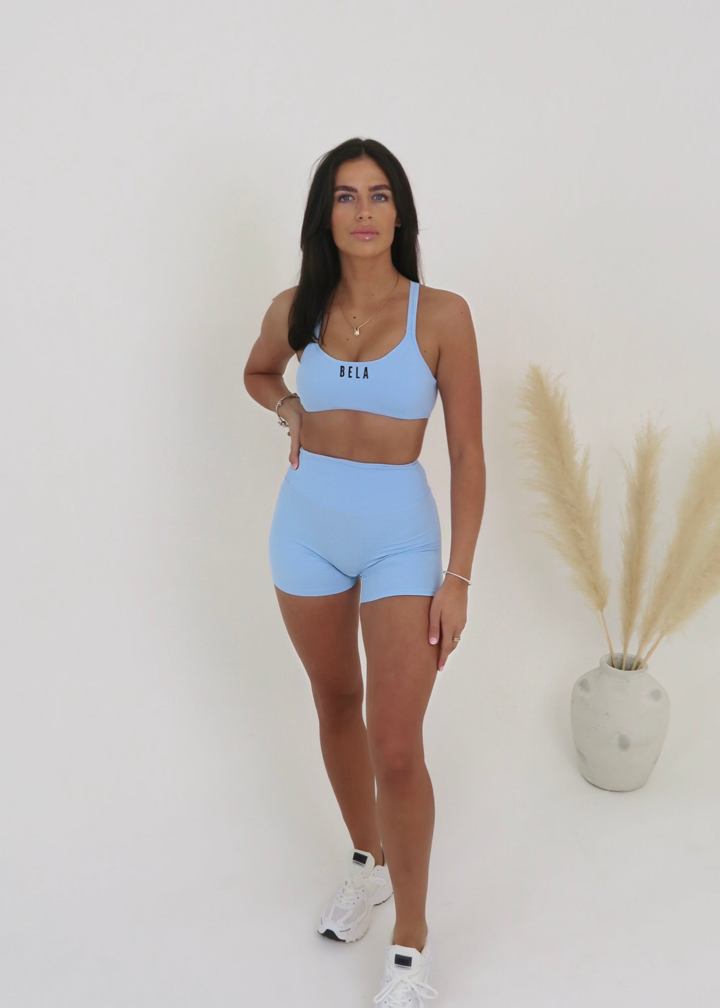 Baby Blue Scrunch Bum Shorts